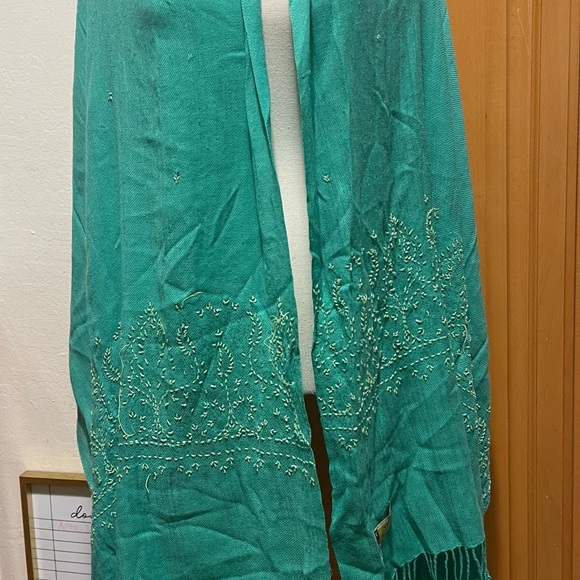 Multi-functional long Scarf with hand sewn beads!!! - Picture 1 of 3